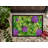 Non-Slip Floral Outdoor Doormat-41065164-41065165