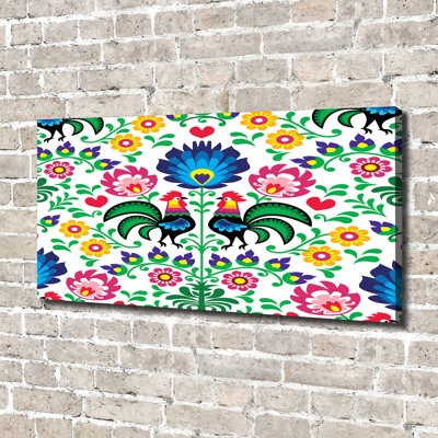 Ethnic Pattern - Wrapped Canvas Print