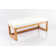Faux Leather Upholstered Bench