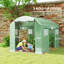 Islen Traditional Walk-In Polytunnel Greenhouse With UV Resistant Cover And Steel Frame