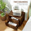 45cm W Manufactured Wood Bedside Table