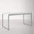 Adil Stainless Steel Writing Desk-217445165