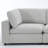 Odai 38.6" W Chenille Upholstered Armless Chair-418263706