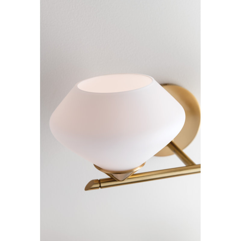 Junius 3 - Light Dimmable Vanity Light, Aged Brass