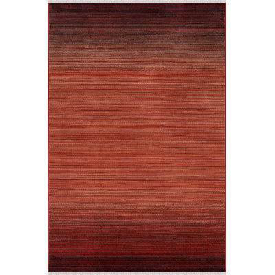 Tapis rouge / noir Carlitha