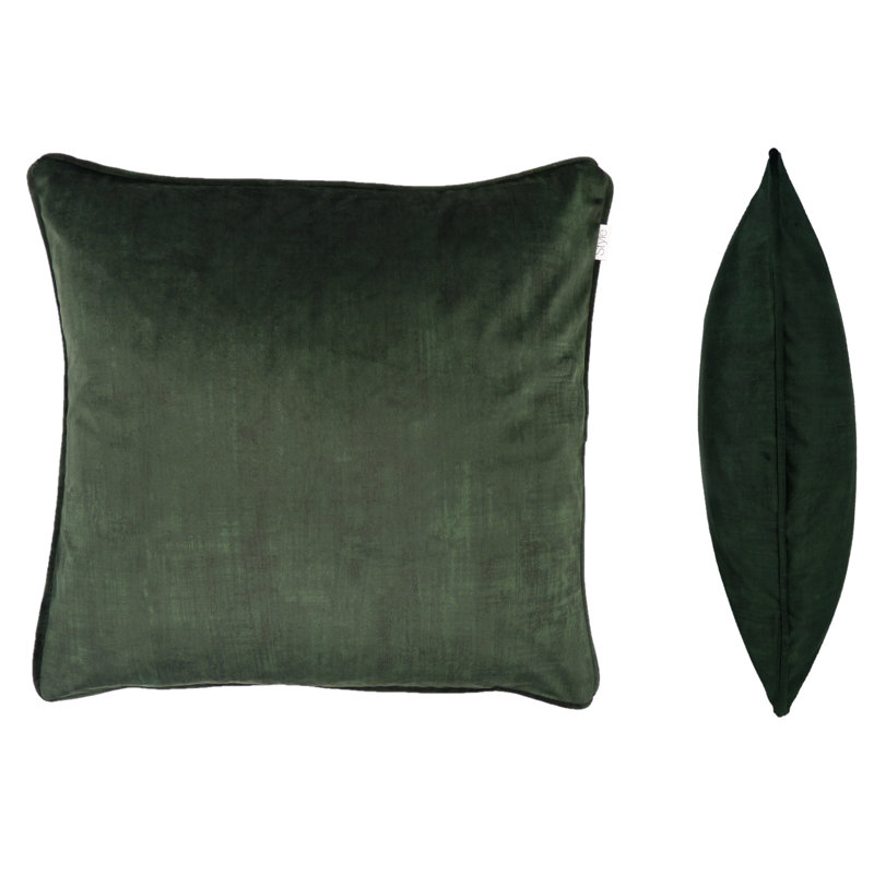 Square Scatter Cushion Cushion With Filling, Bottle Green