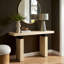 Console rectangulaire en bois Piston