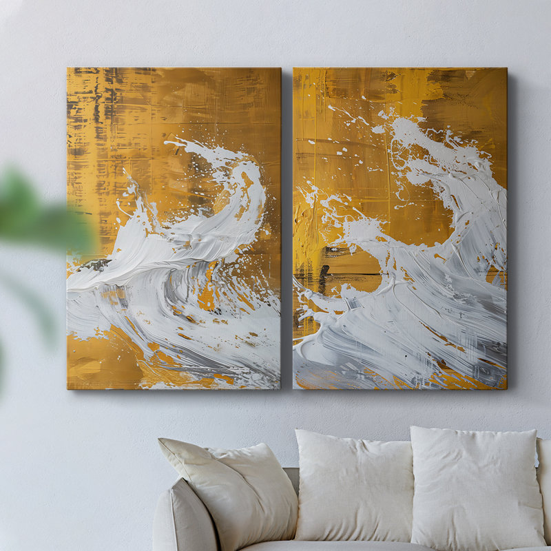 ABSTRACT Series CDXXI-Premium Gallery Wrapped Canvas -Ready to Hang, 18" H x 24" W