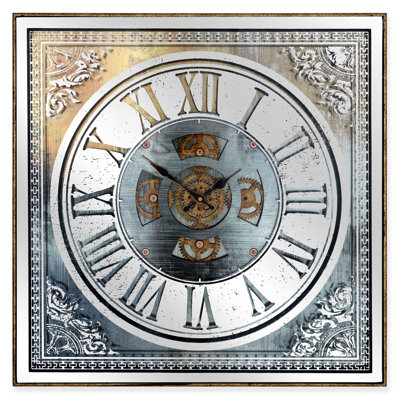Newlin Metal Wall Clock