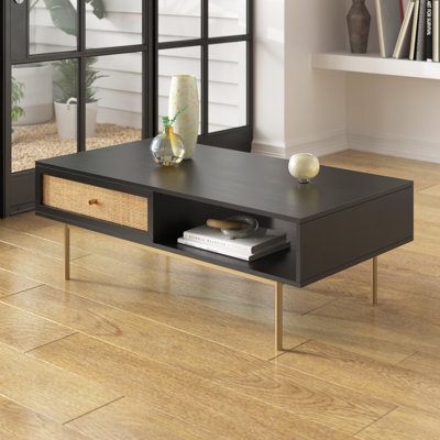 Table basse 4 pieds avec rangement Bridewell