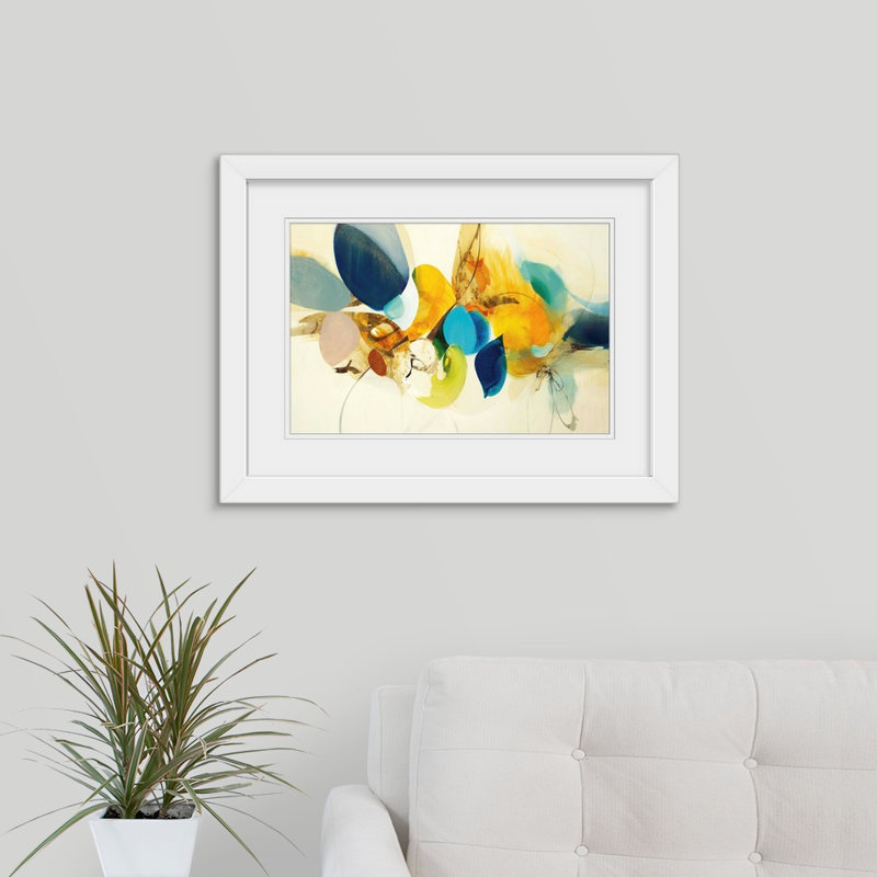 « Alea Candide Color » par Sarah Stockstill - reproduction, Cadre blanc, H 20 po x l 26 po x P 1 po