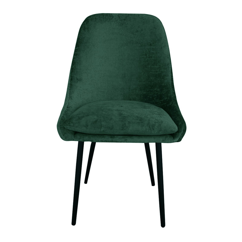 Misty 48cm H Upholstered Side Chair, Green