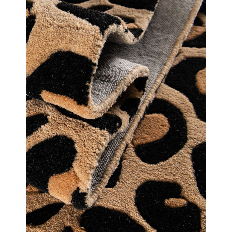 Leopard Kimber Rug, Square 7'10"