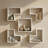 Aurelia 5-Piece Geometric Modular Floating Shelf Set