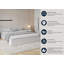 Como European Kingsize 160 x 200 cm Platform Bed Frame with Slats-395101004
