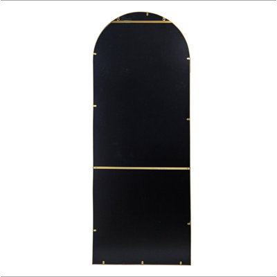 28X1x74" Celine Gold Arch Body Mirror
