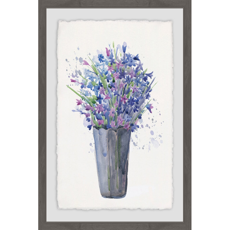 Mauve by Julia Posokhova - Single Picture Frame Painting, 46cm H x 30cm W x 4cm D