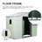 6Ft X 5Ft Metal Shed With Foundation, Elements - White Foundation & Material-124311231