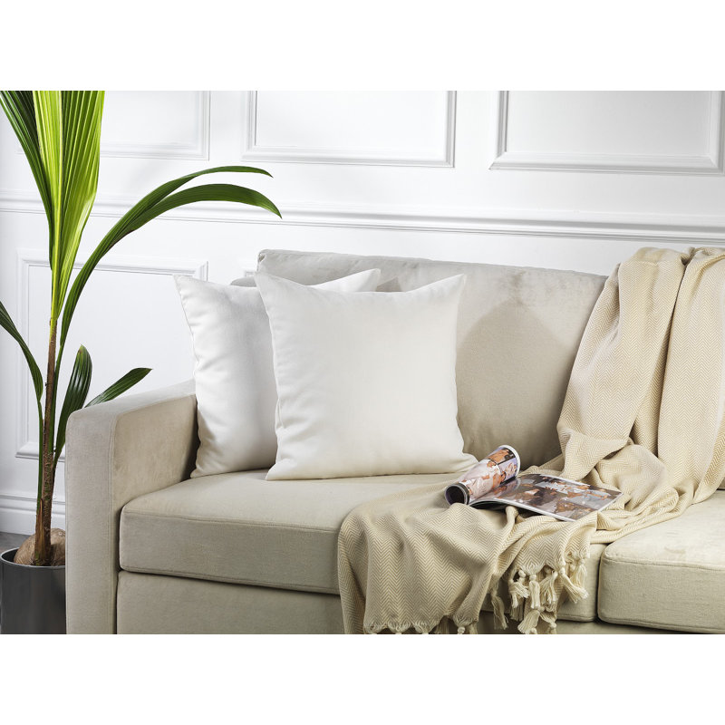 Housses de coussin décoratif, H 12 po x l 20 po, Blanc