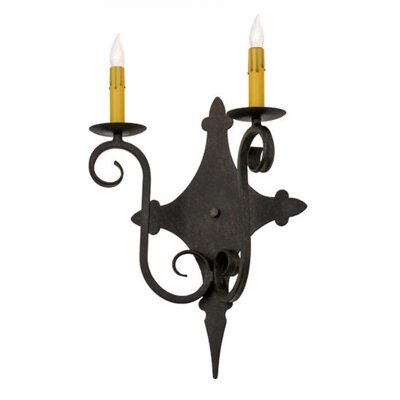 Angelique 2 - Light Dimmable Candle Wall Light -  2nd Ave Lighting, 115269.071U.CT