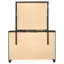Ensemble de commode 8 tiroirs avec miroir Rustic
