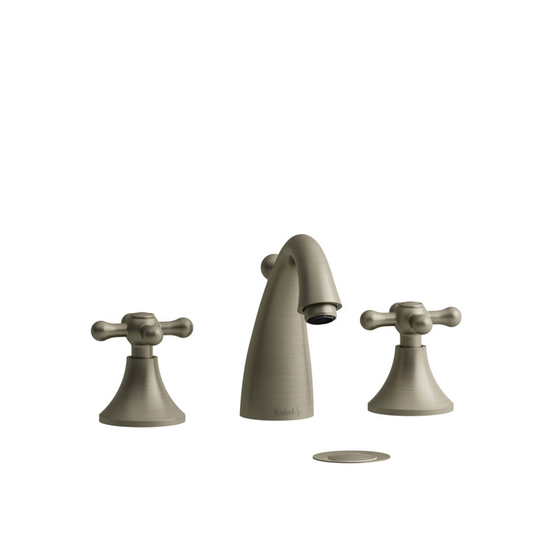 Classic™ Widespread Bathroom Faucet with Drain Assembly, Lever, Brushed Nickel