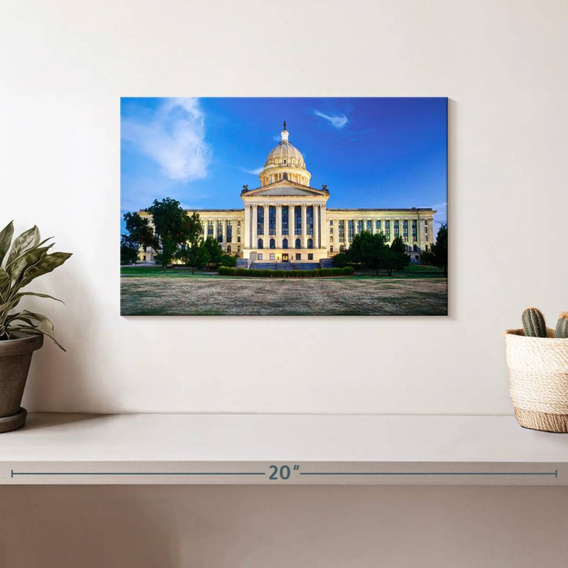 Nicci Capitol Building dans l'Oklahoma, H 8 po x l 12 po