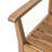 Set Of 2 Acacia Wood Patio Armchair-305255055