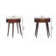 Console en bois massif 27,5591 po