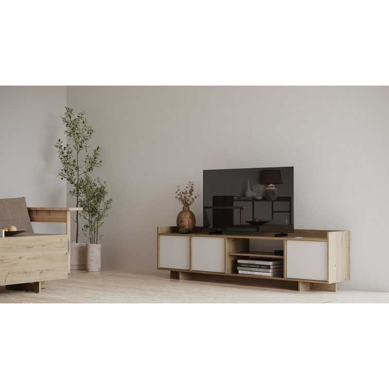 LEAD Unfinished TV Stand for TVs up to 75"