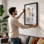 Study in Gold Botanical - Framed Print-1144023908-1144023906