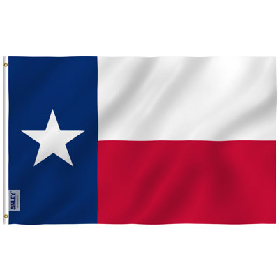 Drapeau de maison en polyester 36 po x 60 po Texas State Flag