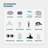 Inflatable Hot Tub 2-4 Person, Blow Up Hottub Portable Spa Square Outdoor Hottub, 110 Bubble Air Jets, Cover, 2 Filter Cartridges