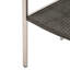 2 chaises d'extérieur Cape Coral, structure en aluminium gris, pour la construction de chaises au bord de la piscine, terrasse