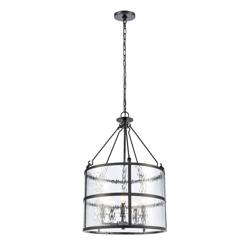Luminaire suspendu l 5 po Solace - noir mat