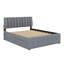 Lit plateforme tapissier avec lit gigogne-1959188370