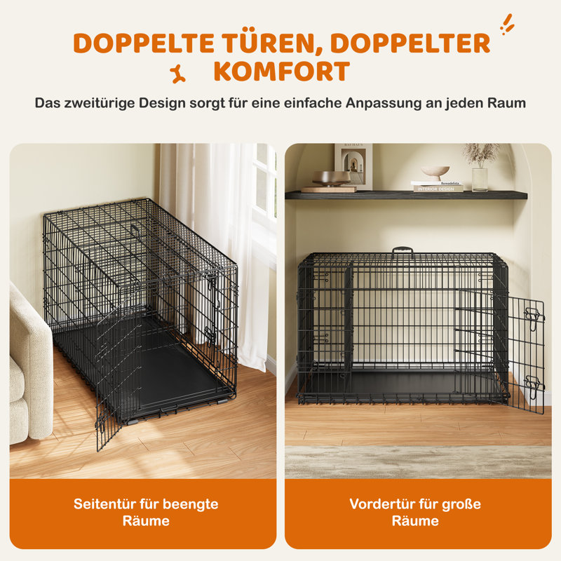 Cage pour chien 48 po avec diviseur 48 po