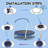 36Inch Mini Trampoline For Kids Ages 1-6 Indoor Outdoor Trampoline With Handle Fun For Kids