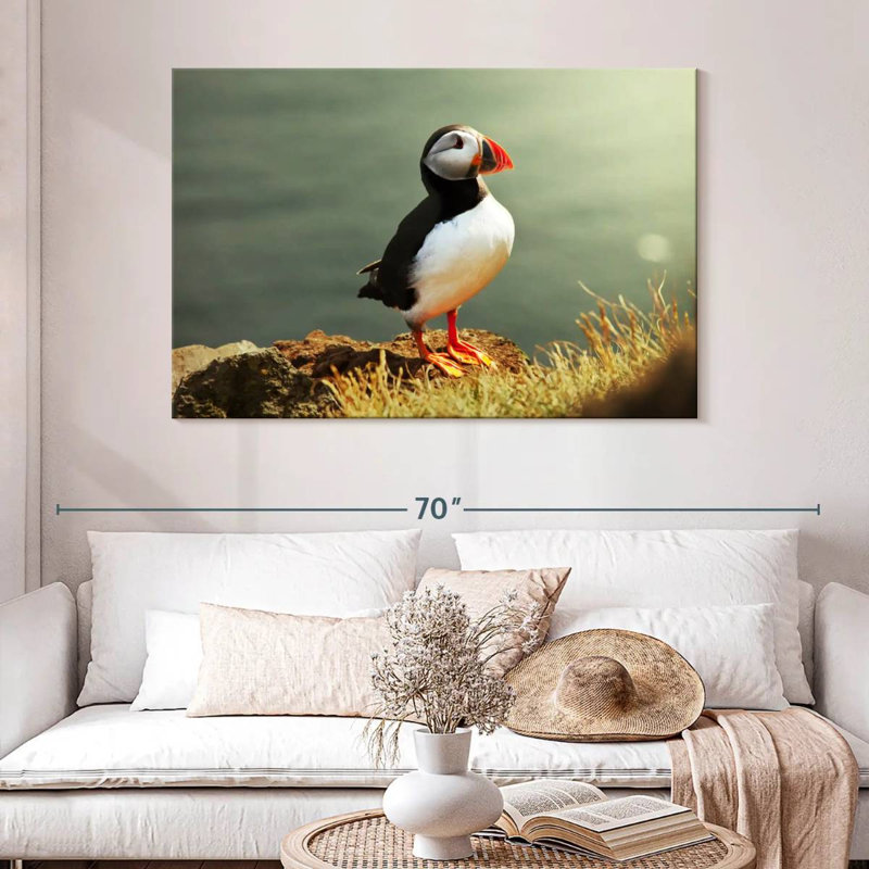 Brampt Proud Puffin, 32" H x 48" W