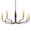 Lustre de salle à manger classique / traditionnel à 8 lumières l 39,4 po Jacinta