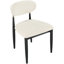 Chaise d'appoint de salle à manger rembourrée en tissu Eligah Performance-834709498-834709496