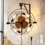 Ventilateur de plafond industriel en cage 20 "avec lumière et télécommande