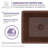 ANZZI Tidal 16'' Hammered Antique Copper Metal Rectangular Bathroom Sink