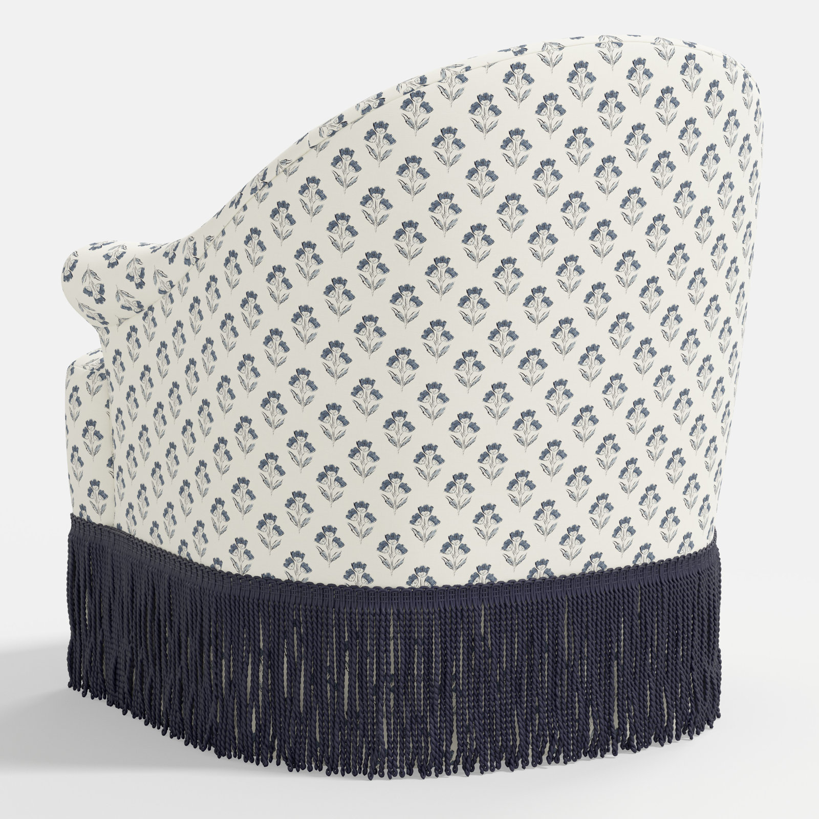 Stoffer Home x Cloth & Co. Marie Swivel Armchair, Francie Blue