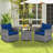 Annaiyah 2 - Person Patio Conversation Set with Cushions
