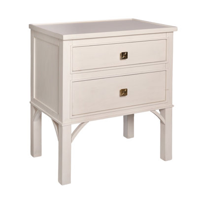 Jackie 2 - Drawer Solid Wood Nightstand