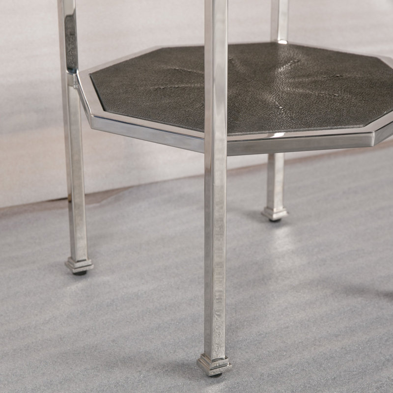 Andrew Martin Glass End Table