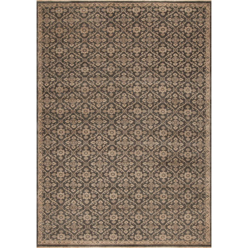 Ottoman Hand Knotted Wool Area Rug