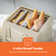 GEEPAS 4 Slice Toaster 6 Browning Levels with 2 Controls, Cancel Function 2 Removable Crumb Trays 1400W