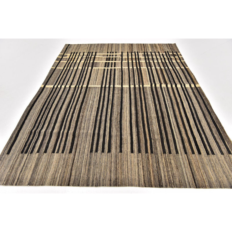 Tapis brun clair 6 x 9 Parrett